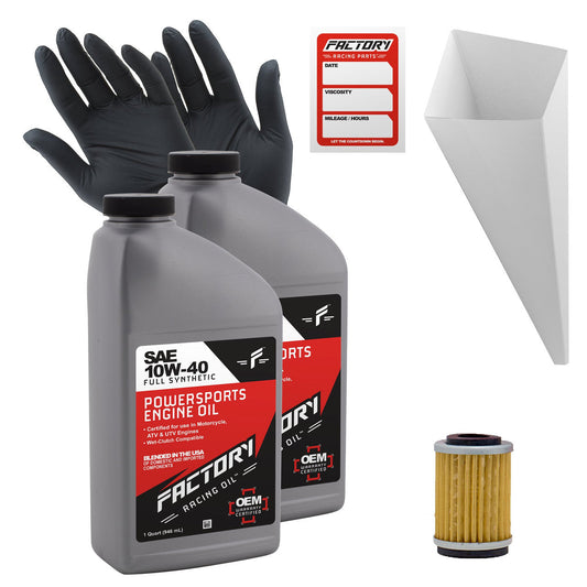 10W-40 2 Quart Oil Change Kit For Yamaha Bruin 250 YFM250