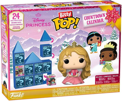 Disney Princess Bitty Pop Countdown Calendar featuring adorable collectible figures
