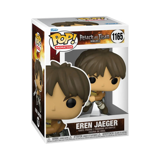 Eren Jaeger Funko Pop figure in box from Attack On Titans collection