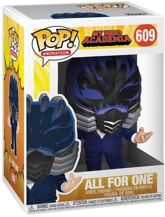 Funko Pop Vinyl figure of All for One from My Hero Academia, model 609, for hero academia fans