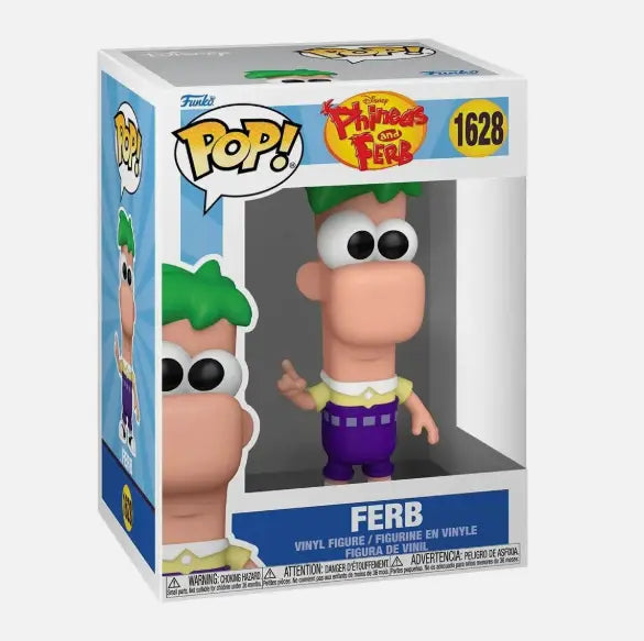 Funko POP! Disney Phineas and Ferb FERB #1628 vinyl figure in original packaging