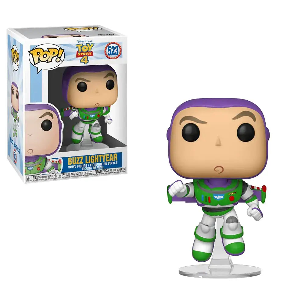 Buzz Lightyear Funko Pop figure from Toy Story 4 in multicolor, collectible toy icon