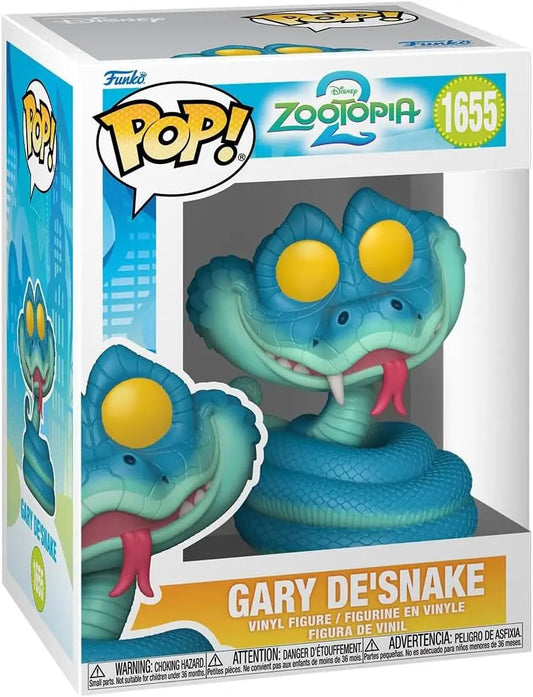 Funko POP! Disney: Zootopia 2 Gary De’Snake #1655 - Vinyl Figure