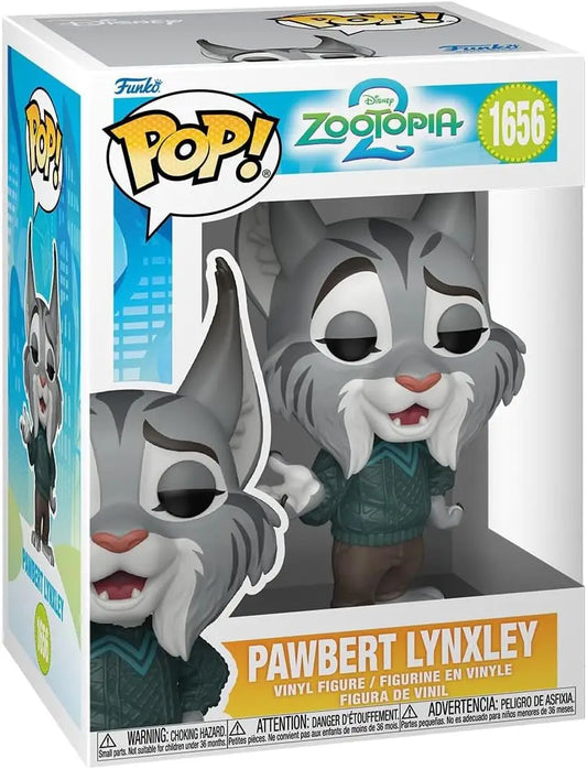 Funko POP! Disney: Zootopia 2 Pawbert Lynxley #1656 - Vinyl Figure