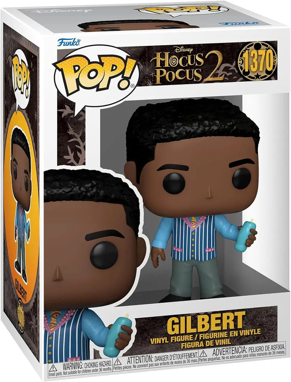 Funko Pop Gilbert figure from Hocus Pocus 2 with candle for Disney collectibles