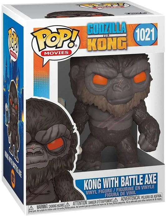 Funko Pop Kong with Battle Axe vinyl figure from product 1021 featuring a battle axe design