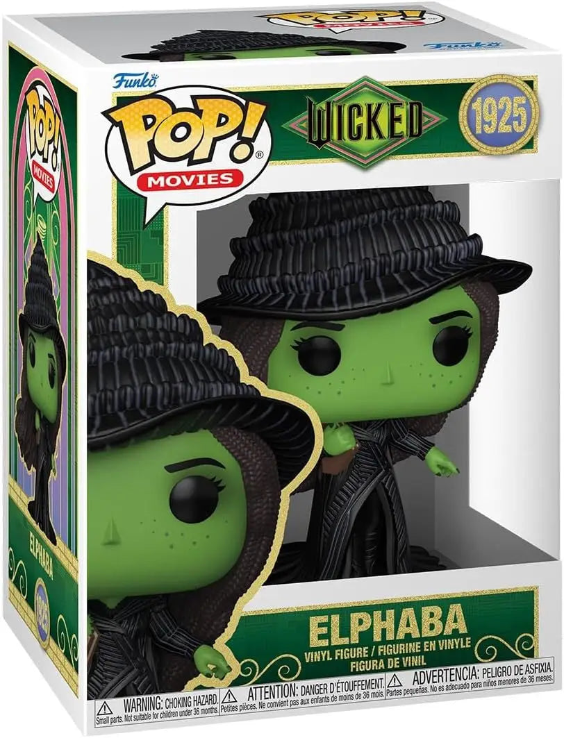 Funko POP Movies Wicked Pt 2 Elphaba vinyl figure from Wicked product display