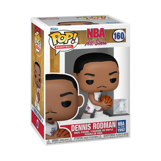 Dennis Rodman Funko Pop figurine in box from Funko Pop NBA Legends All-Star 1992