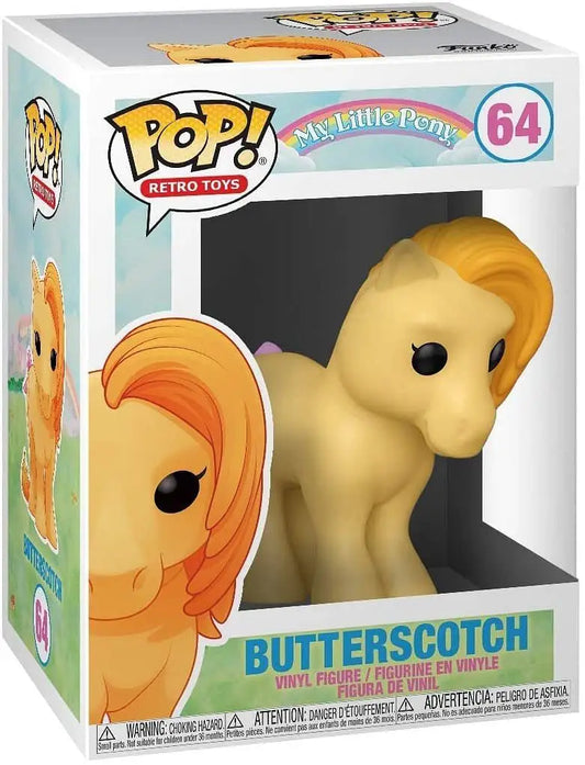 Yellow and orange My Little Pony Butterscotch vinyl figure from Funko Pop Retro Toys