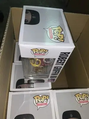 Funko Pop Robert Griffin III #8 Redskins vaulted NFL case of 5 collectible figures