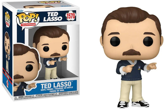 Funko Pop Television Ted Lasso 1570 figure showcasing Ted Lasso character collectible