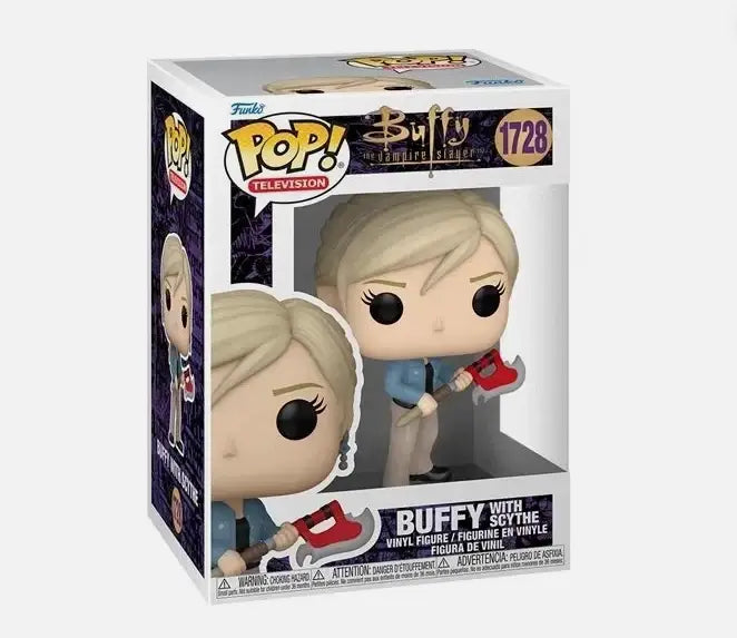 Buffy the Vampire Slayer Funko Pop figure with scythe from Funko POP TV series