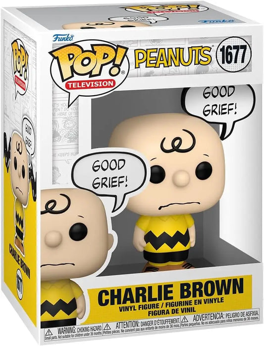 Charlie Brown Funko Pop figure from Funko POP! TV Peanuts, perfect for collectors and fans