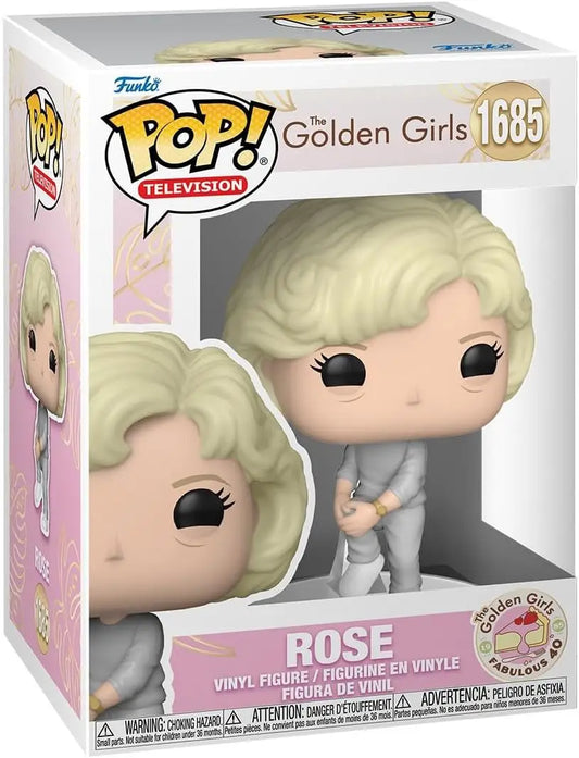Funko Pop! Rose from The Golden Girls in gray outfit #1686 collectible figure