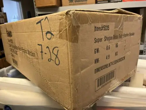 Cardboard box for Funko Super Shogun Warrior Boba Fett Star Wars figure box only