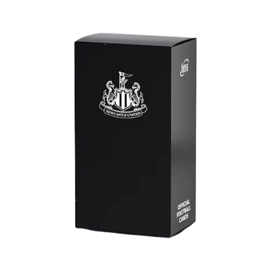 Black rectangular box with Newcastle United crest from Futera Newcastle United hobby box