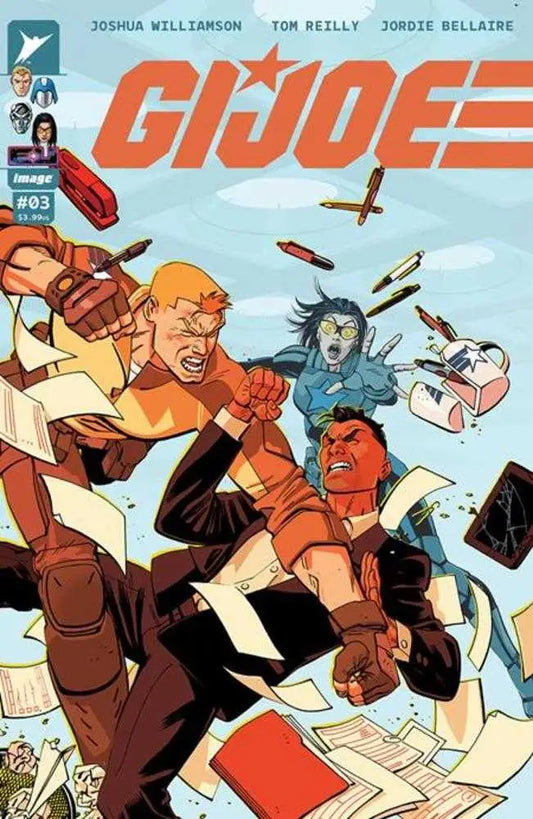 G I Joe comic book cover featuring artwork by Tom Reilly from the biggest comic book series