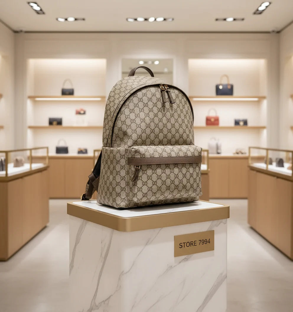 GUCCI GG Fabric Backpack – Luxury Men’s Designer Bag