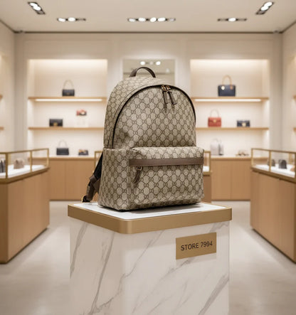 GUCCI GG Fabric Backpack – Luxury Men’s Designer Bag