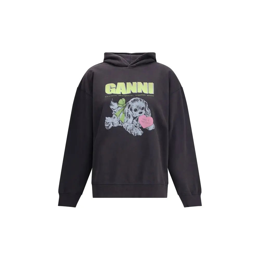 Ganni Puppy Hoodie - L/XL - Hoodie