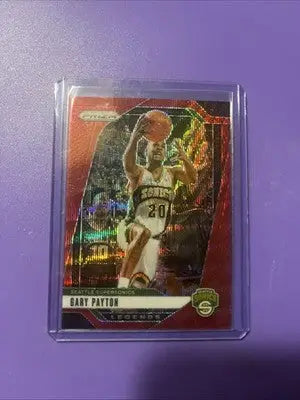 Gary Payton Red Ice collectible basketball card from Panini Prizm NBA 2024-2025