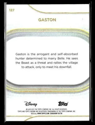 ? Gaston — 2025 Topps Chrome Disney #127 ? - Trading Card