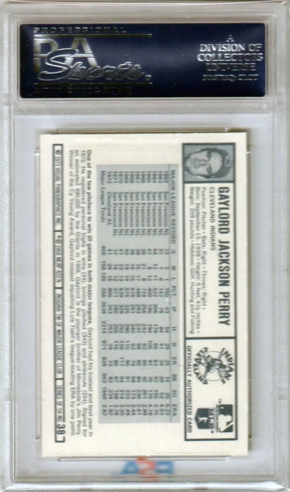 Encased GAYLORD PERRY 1973 baseball card from Kellogg’s Pro Stars, collectibles on Columbia Hobby eBay