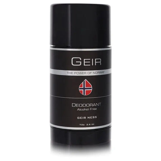 Black Deodorant Stick by Geir Ness with Norwegian Flag Design for Ness Deodorant Stick