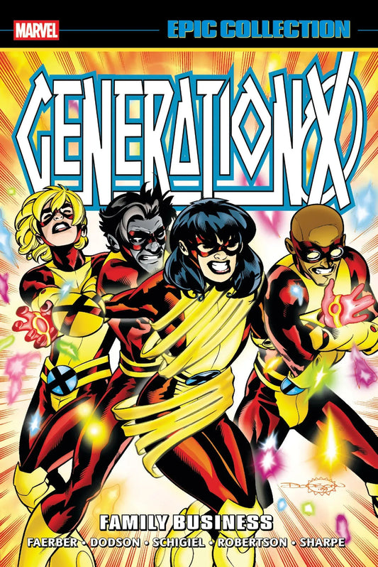 Marvel Comics Generation X Epic Collection Family Business graphic novel display