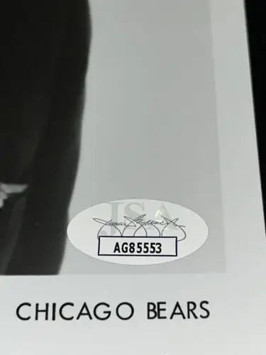 George Halas Signed B&W 8x10 Autograph Photo Chicago Bears HOF with JSA Authenticity