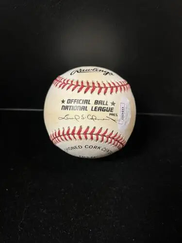 Autographed baseball featuring George HW Bush and Barbara, 41st President memorabilia