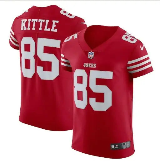 Red George Kittle San Francisco 49ers Nike Alternate Vapor Elite Jersey Scarlet