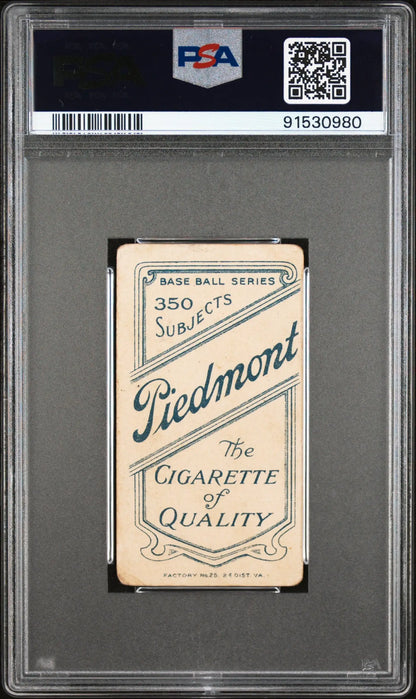 George Stovall 1909-11 T206 Piedmont cigarette card in PSA 1.5 holder