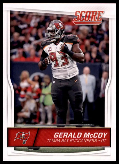 Gerald McCoy Tampa Bay Buccaneers football card from 2016 Score series