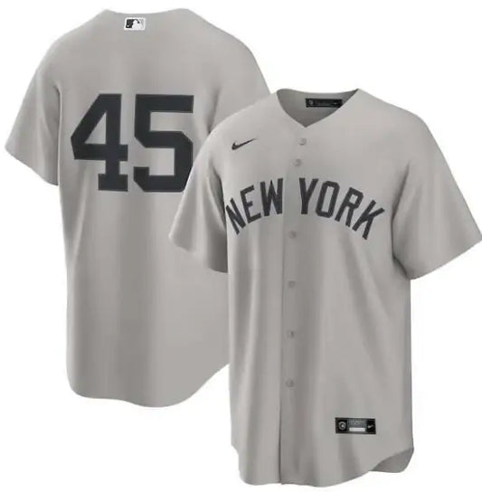Gray New York Yankees Gerrit Cole Nike Road Replica Baseball Jersey
