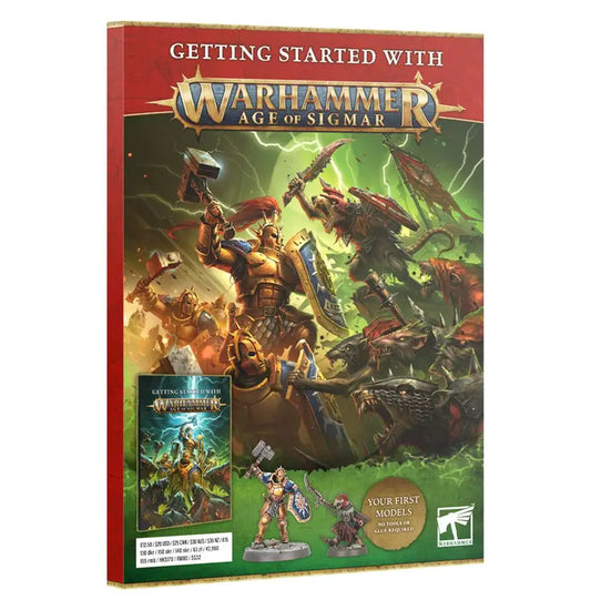 Warhammer Age of Sigmar 10th Edition starter set box for the mortal realms strategy wargame