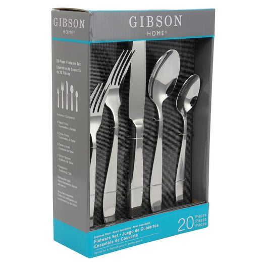 Gibson Castleford 20 Peice Flatware Set - Cutlery & Flatware