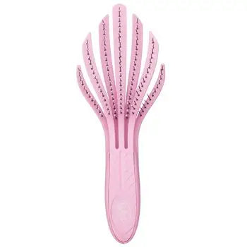 Go Green Curly Detangling Hair Brush - # Pink - 1pcs - 1pcs / 1 - Hair Care