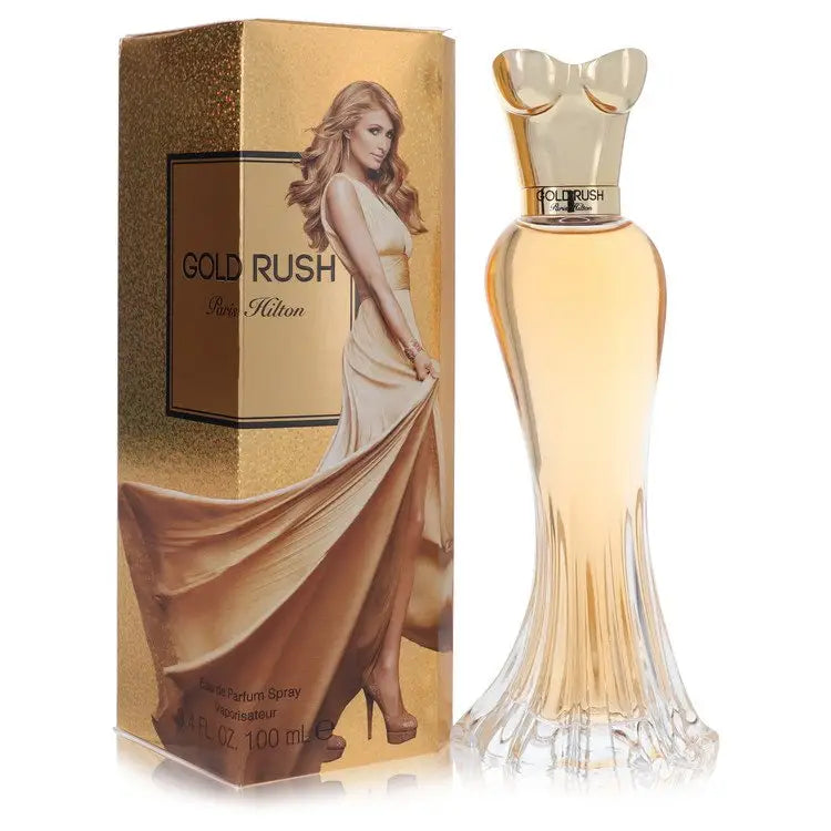 Gold Rush by Paris Hilton - Eau De Parfum Spray 3.4 oz - Women / Medium - Eau De Parfum Spray 3.4 oz