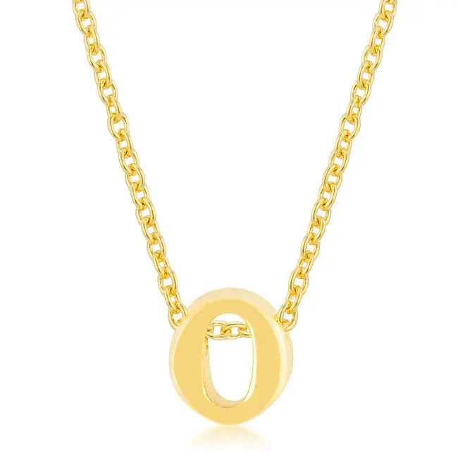 Golden Initial O Pendant - Pendants
