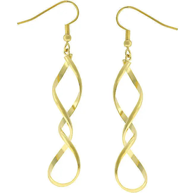 Golden Twist Earrings - Earrings
