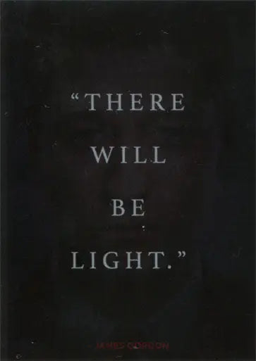 THERE WILL BE LIGHT quote on Gotham Season 1 Foil Parallel trading card design