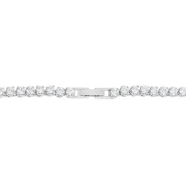 Graduated Cubic Zirconia Necklace.. - Necklace