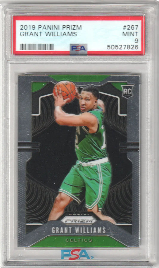 Graded Grant Williams 2019-20 Panini Prizm RC Rookie basketball card PSA 9 MINT