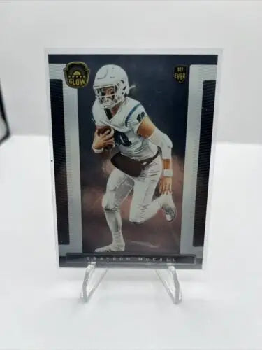 Grayson McCall 2021 Super Glow Silver #19 Football Trading Card for collectors