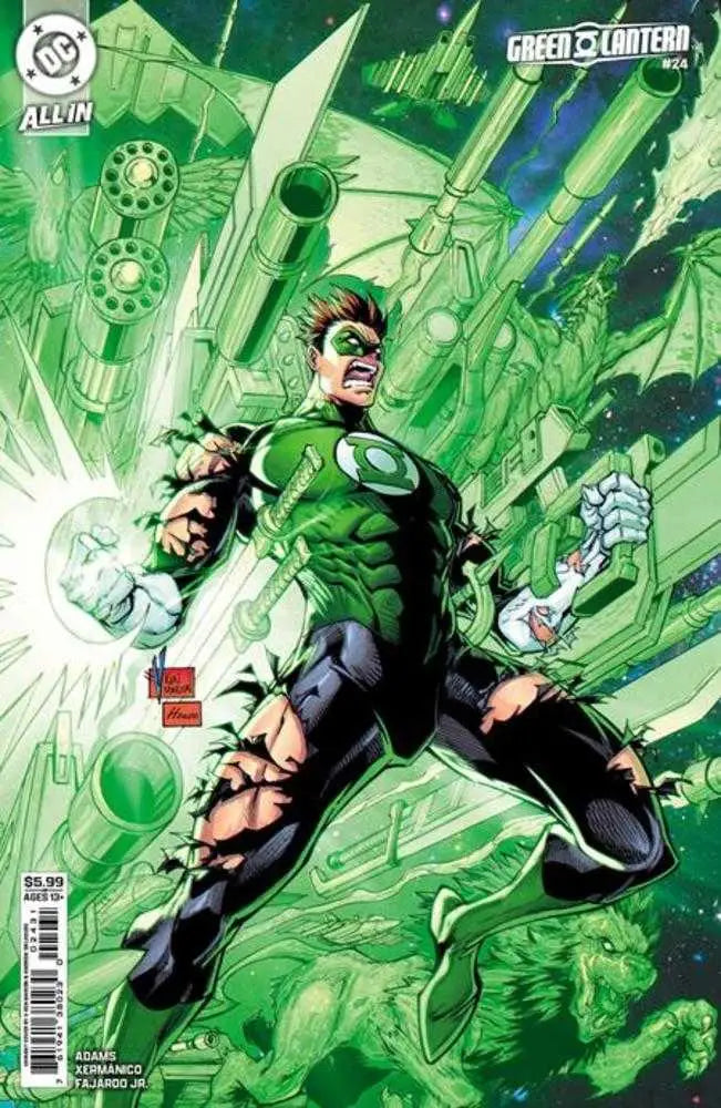 Green Lantern comic book Green Lantern #24 Cover C V Ken Marion Card Stock Variant Featuring Starbreaker Corps