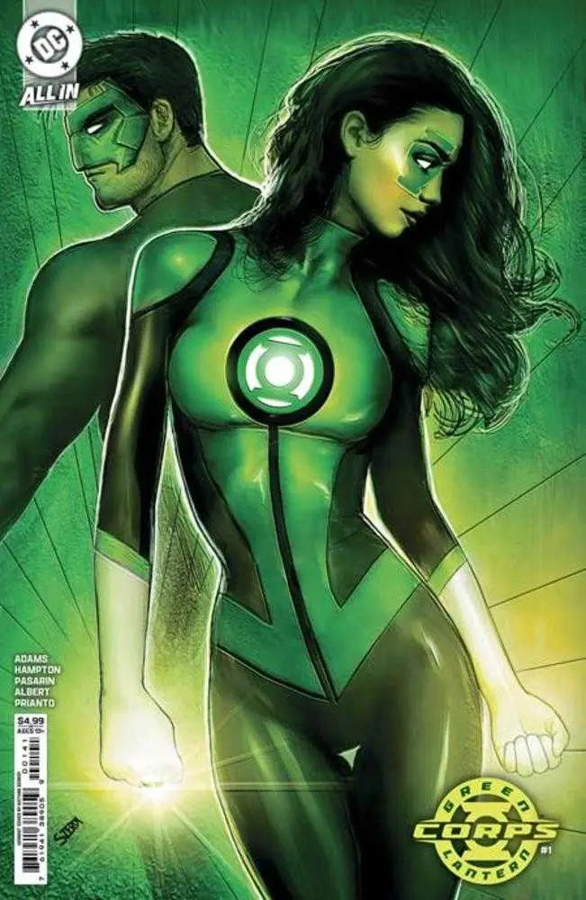 Green Lantern comic book cover featuring Green Lantern Corps and Lantern Corps artwork