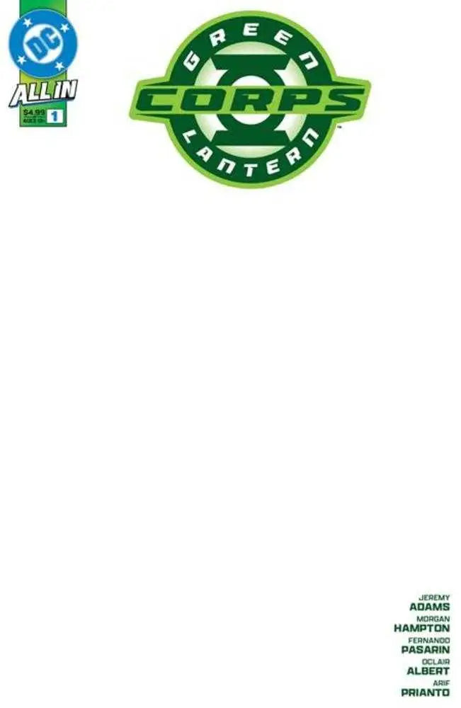 Green Lantern comic book cover featuring Green Lantern Corps and Lantern Corps artwork