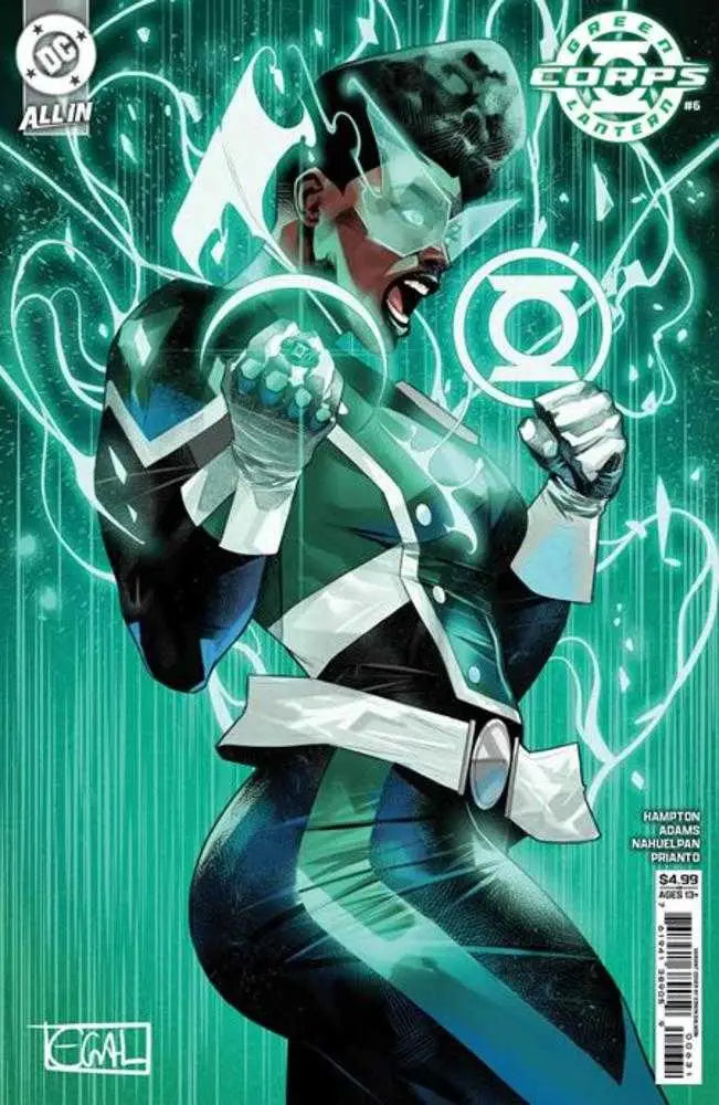 Green Lantern Corps comic book Cover B Edwin Galmon variant featuring Green Lantern hero