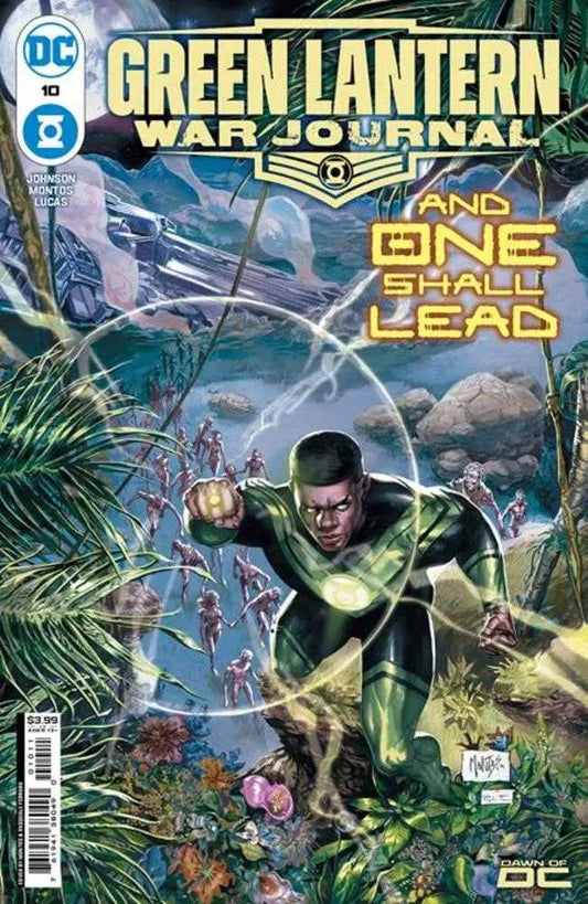 Green Lantern War Journal #10 cover art featuring action-packed Green Lantern character